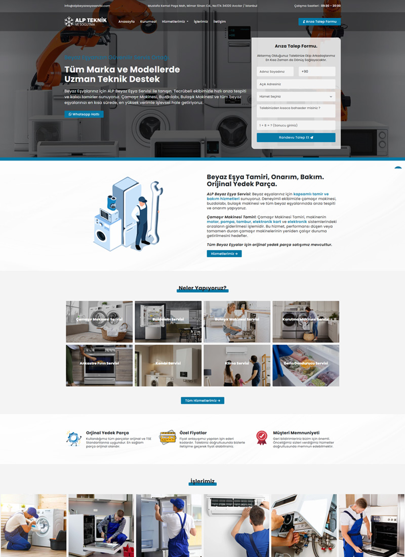 ALP Teknik - Firma Web Tasarım