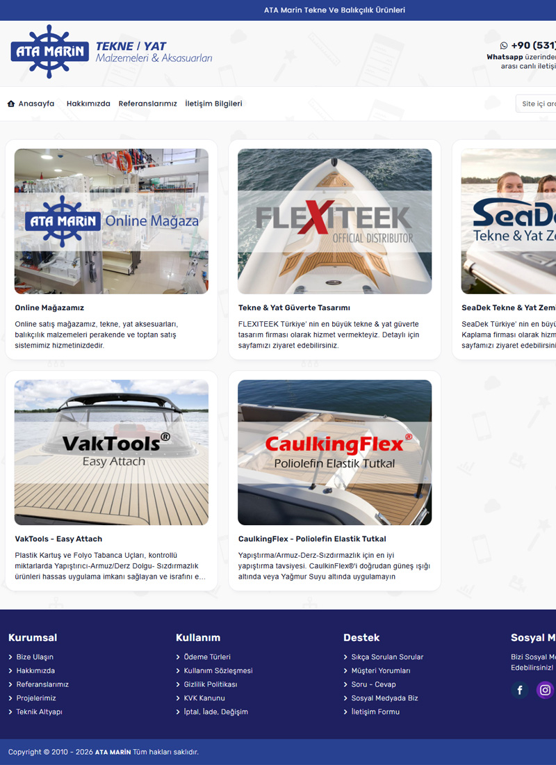 ATA Marin - Firma Web Tasarım