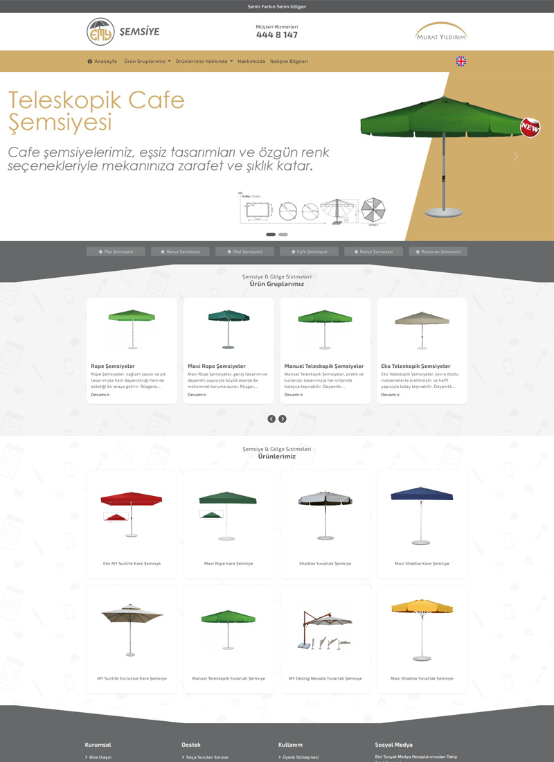 EMY Şemsiye - Firma Web Tasarım