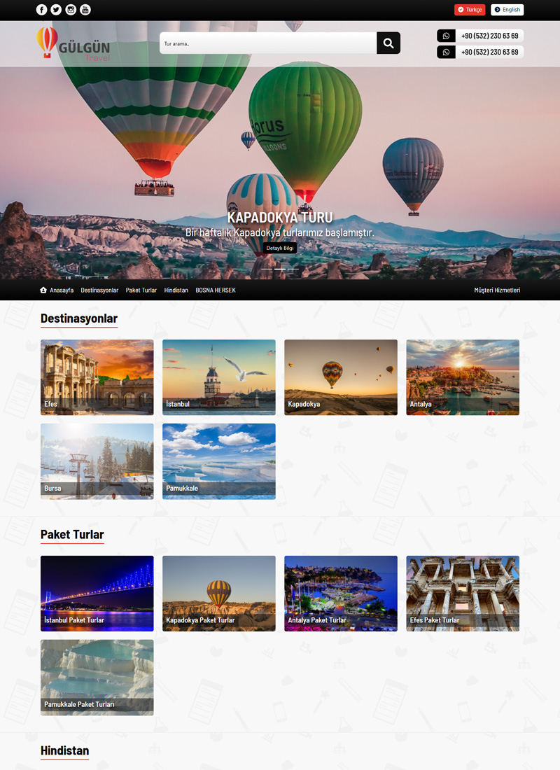 Gülgün Travel - Firma Web Tasarım