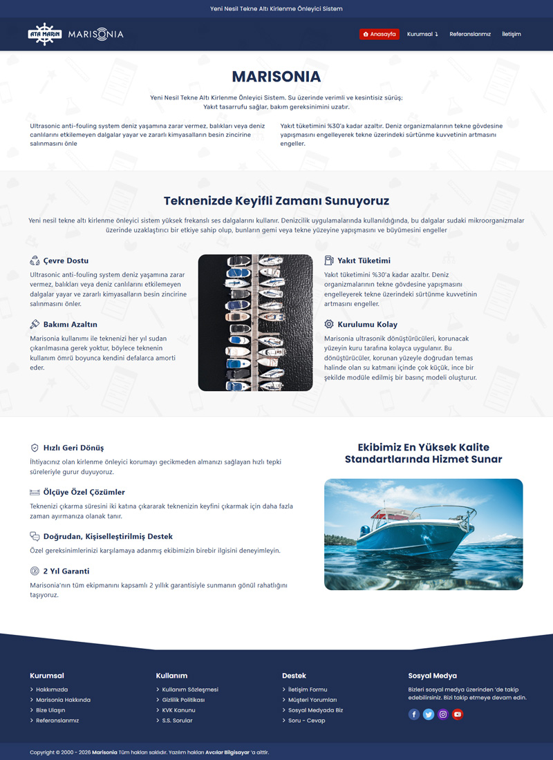 Marisonia - Firma Web Tasarım