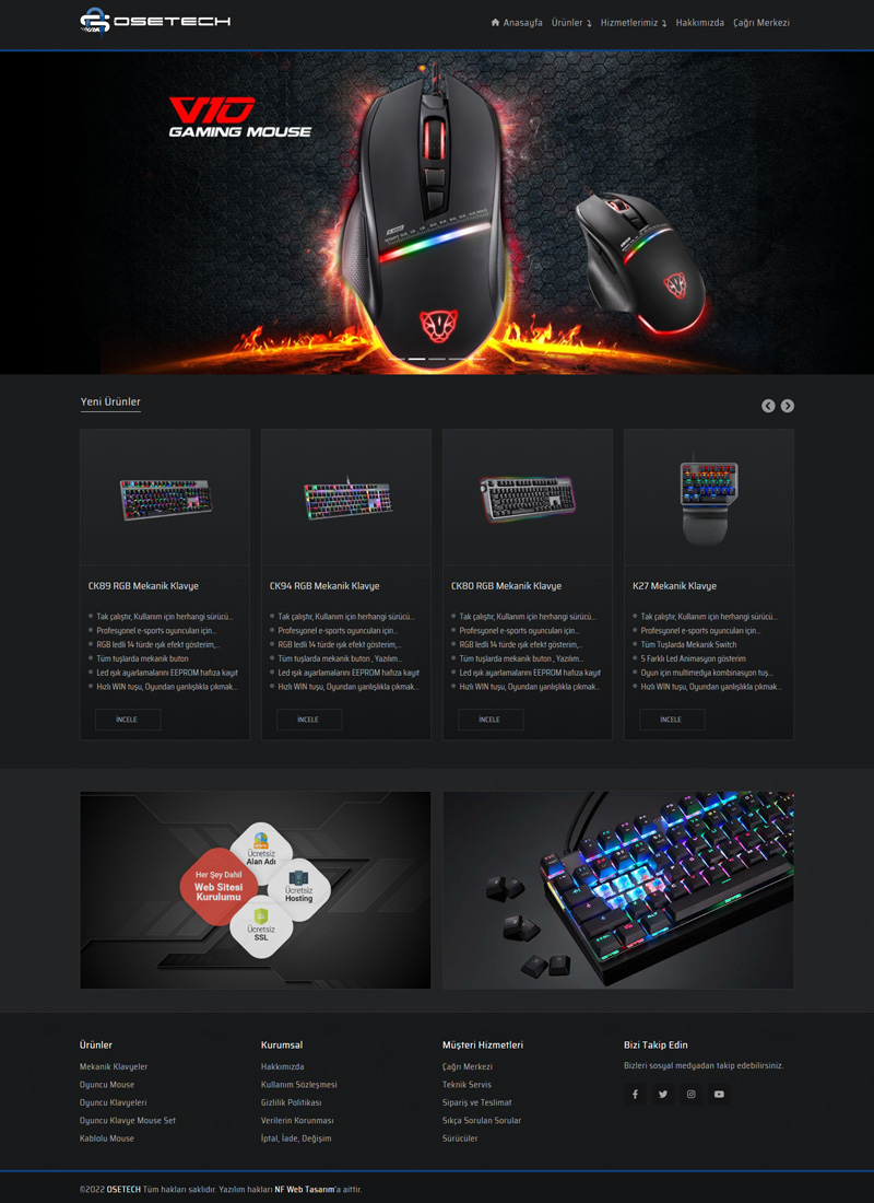 OSETECH - Firma Web Tasarım