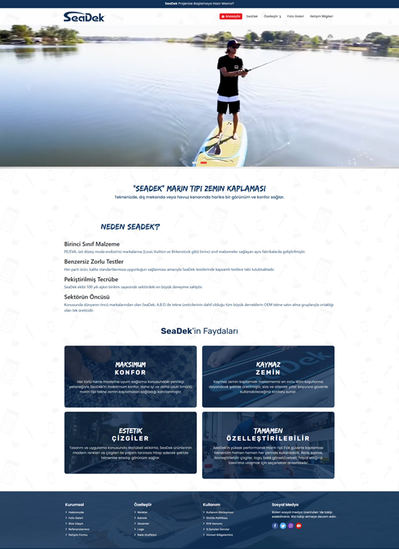 SeaDek Türkiye - Firma Web Tasarım
