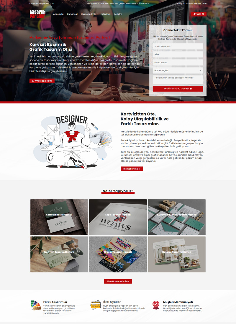Tasarım Partner - Firma Web Tasarım